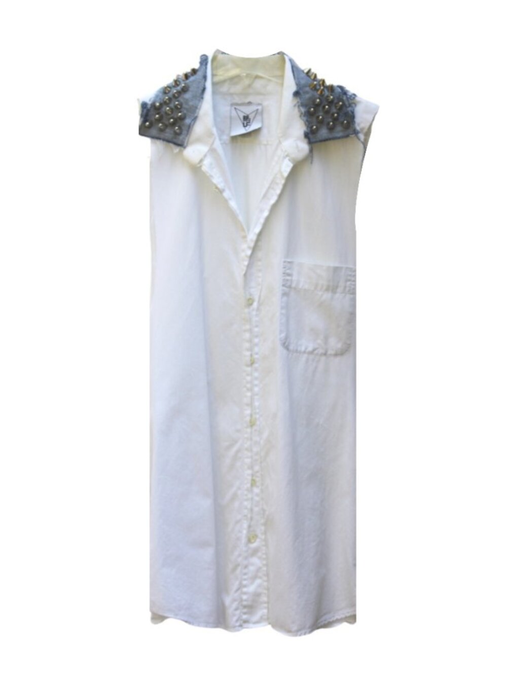 RP 4 LF Button-Down Sleeveless Blouse